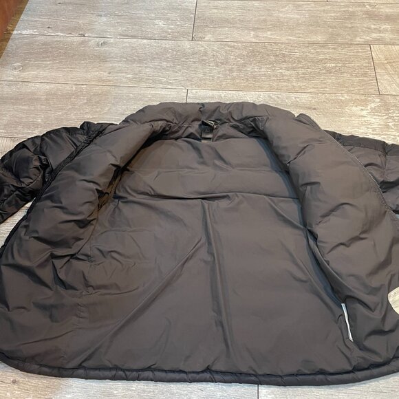 The North Face 550 Down Puffer Jacket in black NO SIZE TAG S / M - Picture 4 of 9